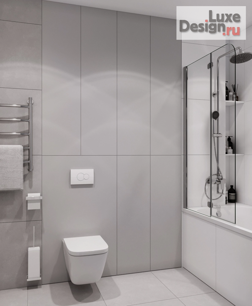 Дизайн интерьера трехкомнатной квартиры "Дизайн-проект квартиры для молодой семьи с детьми" (фото 11)