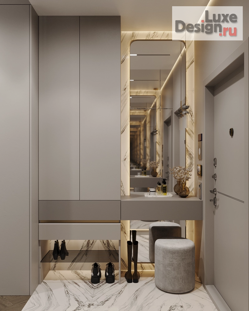 Дизайн интерьера трехкомнатной квартиры "К48" (фото 21)