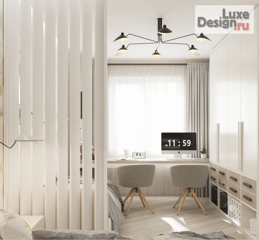 Дизайн интерьера комнаты "Детская комната на Герасименко" (фото 3)