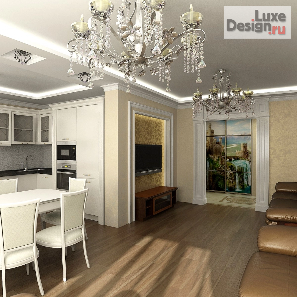 Дизайн интерьера гостиной "Дизайн гостиной" (фото 4)