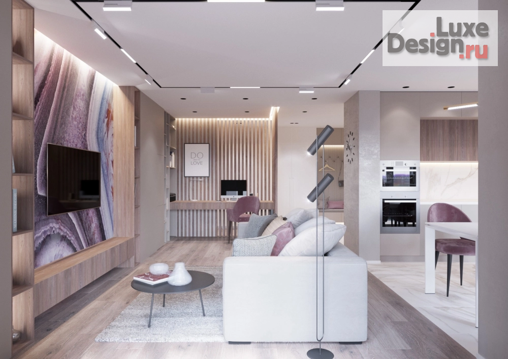 Дизайн интерьера трехкомнатной квартиры "Вицмана" (фото 2)