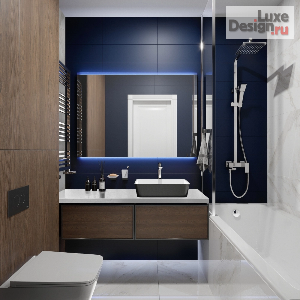 Дизайн интерьера двухкомнатной квартиры "ЖК Barbaris" (фото 13)