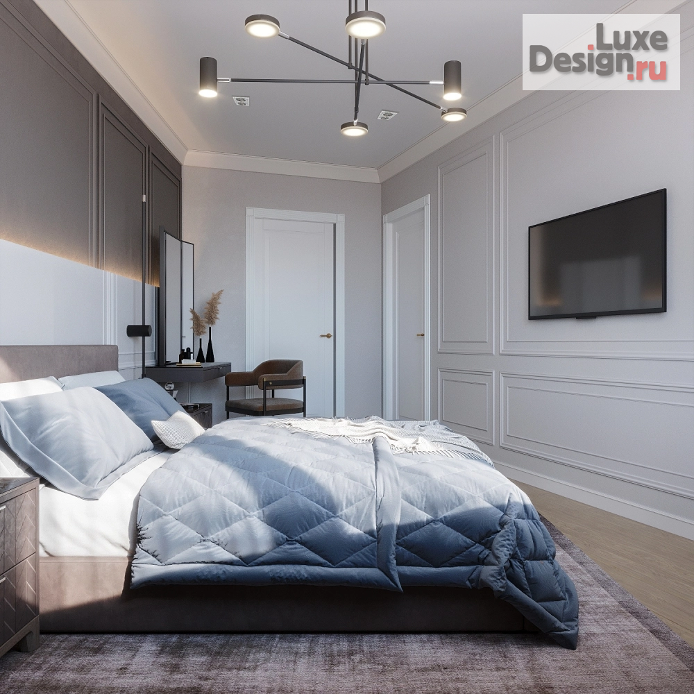 Дизайн интерьера двухкомнатной квартиры "ЖК Barbaris" (фото 9)