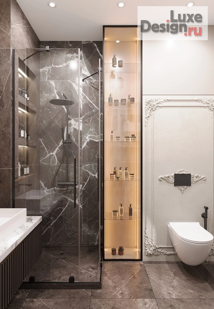 Дизайн интерьера трехкомнатной квартиры "Левобережный Life ЖК_Гравитация" (фото 8)