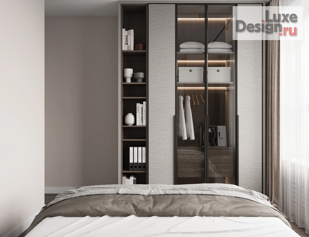 Дизайн интерьера трехкомнатной квартиры "Комсомольский 48" (фото 2)