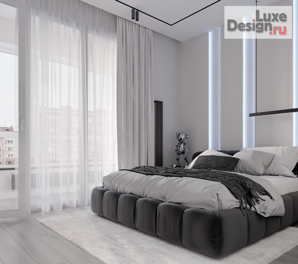 Дизайн интерьера трехкомнатной квартиры "К48а 2023г" (фото 3)