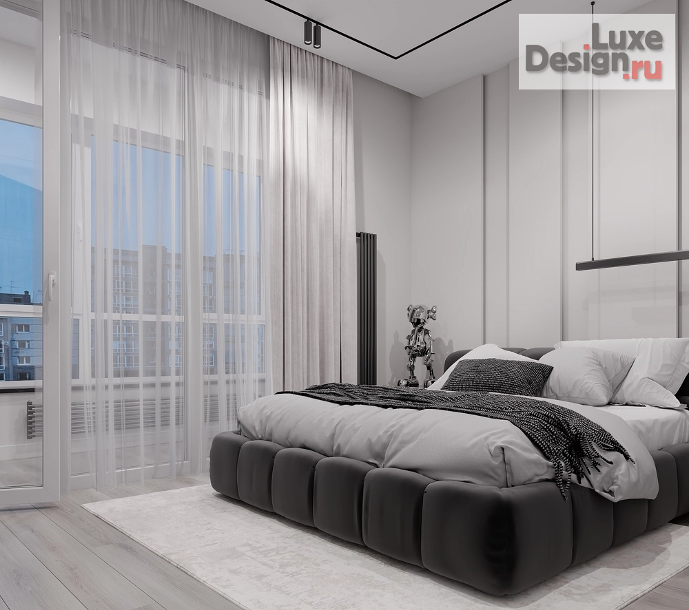 Дизайн интерьера трехкомнатной квартиры "К48а 2023г" (фото 1)