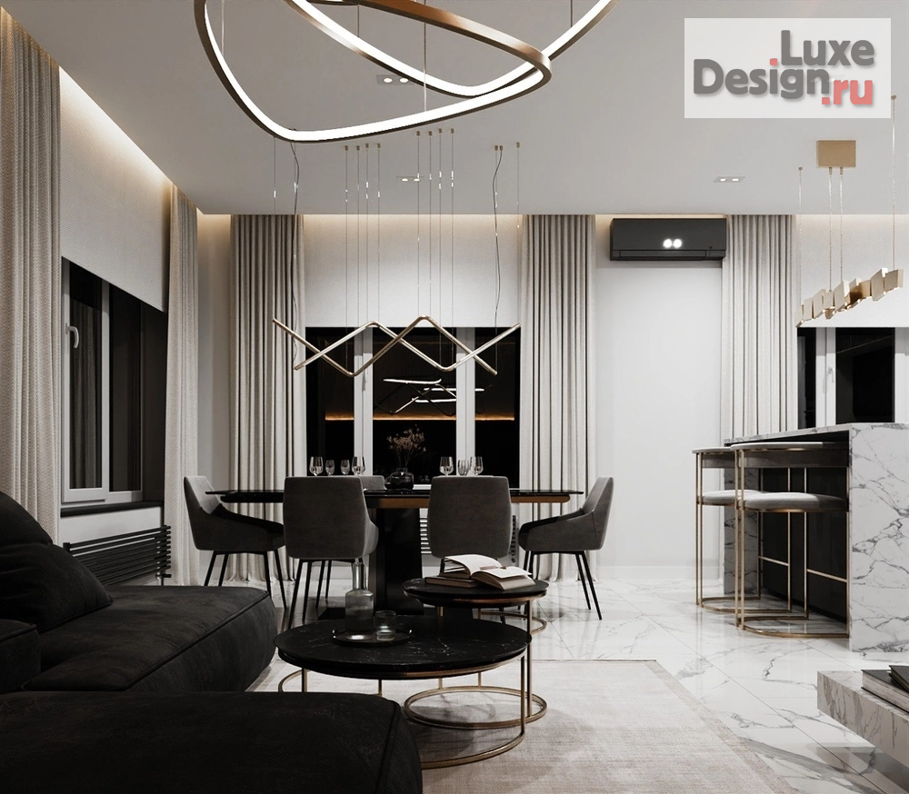 Дизайн интерьера трехкомнатной квартиры "К48а 2023г" (фото 8)