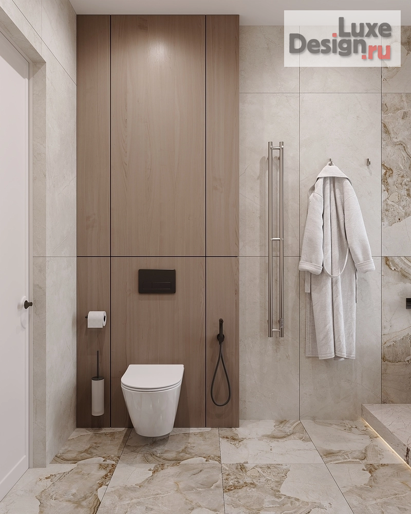 Дизайн интерьера четырехкомнатной квартиры "ЖК Белозерский" (фото 2)