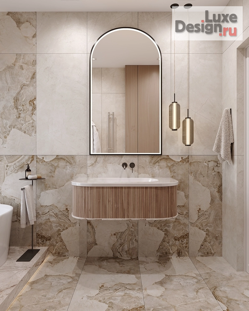 Дизайн интерьера четырехкомнатной квартиры "ЖК Белозерский" (фото 3)