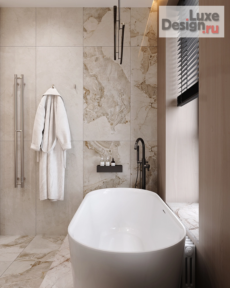 Дизайн интерьера четырехкомнатной квартиры "ЖК Белозерский" (фото 5)