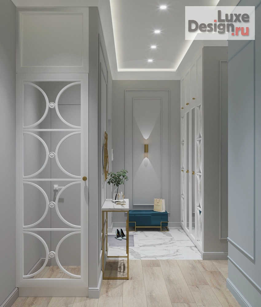 Дизайн интерьера квартиры "Дизайн-проект квартиры в неоклассическом стиле" (фото 10)