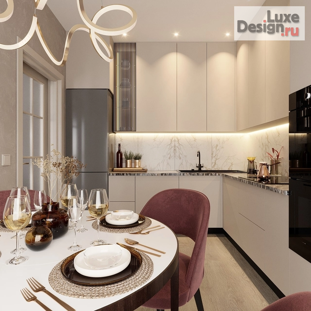 Дизайн интерьера квартиры "Дизайн-проект квартиры, площадью 66 м2 в г.Новосибирск" (фото 3)