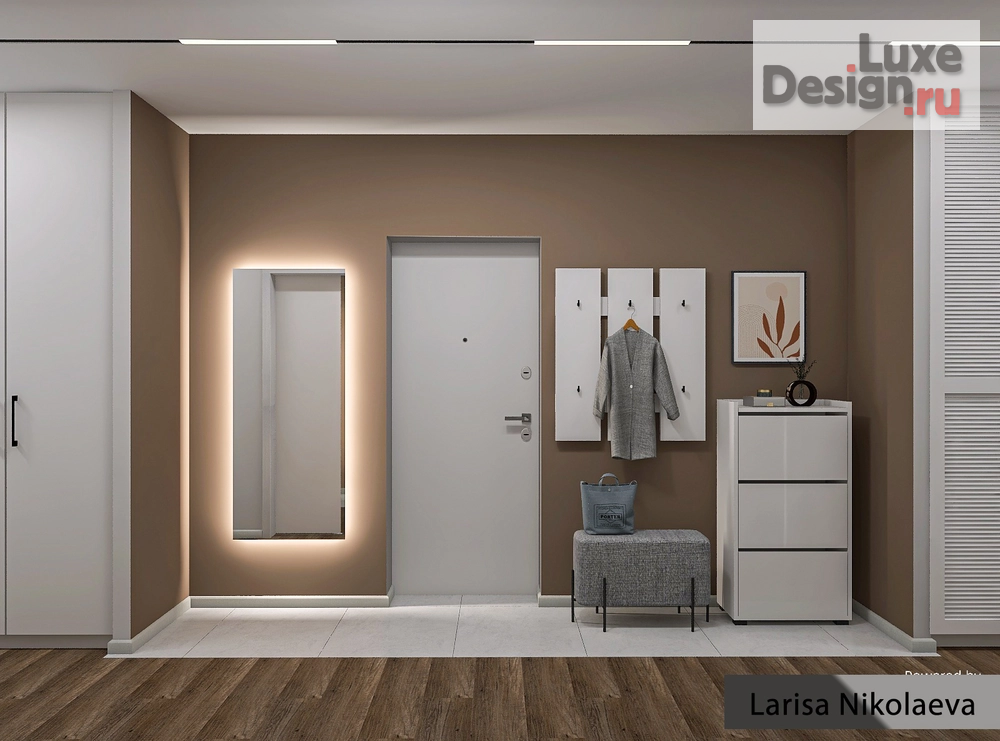 Дизайн интерьера трехкомнатной квартиры "Трехкомнатная квартира в современном стиле" (фото 9)