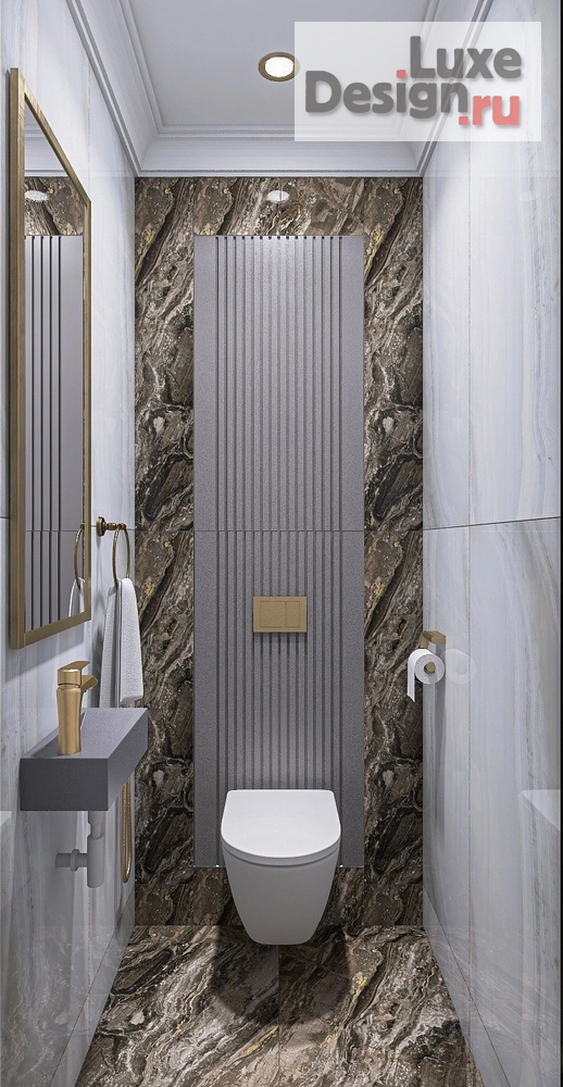 Дизайн интерьера двухкомнатной квартиры "Квартира в стиле современная классика с элементами Ар-Деко" (фото 20)