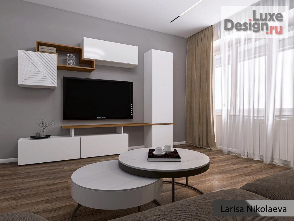 Дизайн интерьера трехкомнатной квартиры "Трехкомнатная квартира в современном стиле" (фото 2)