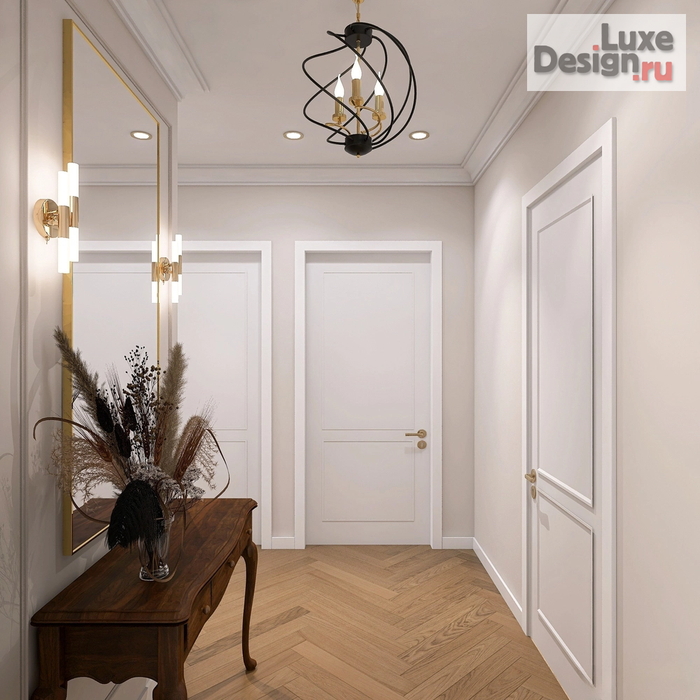 Дизайн интерьера двухкомнатной квартиры "Квартира в стиле современная классика с элементами Ар-Деко" (фото 10)