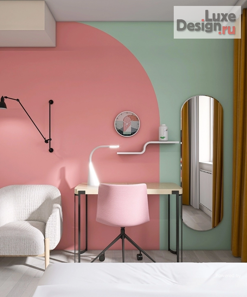 Дизайн интерьера квартиры студии "Квартира-студия для современной девушки-стилиста" (фото 3)