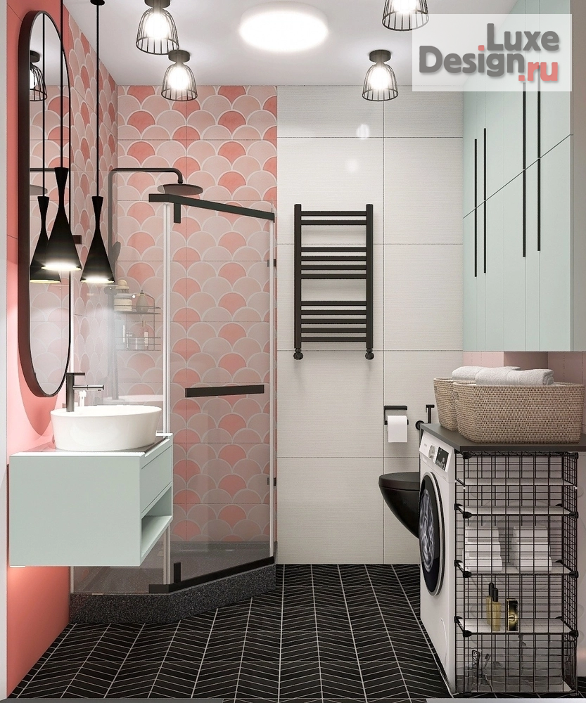 Дизайн интерьера квартиры студии "Квартира-студия для современной девушки-стилиста" (фото 4)