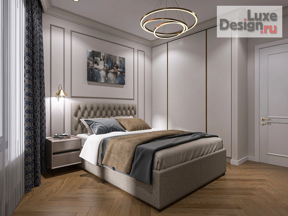 Дизайн интерьера двухкомнатной квартиры "Квартира в стиле современная классика с элементами Ар-Деко" (фото 15)