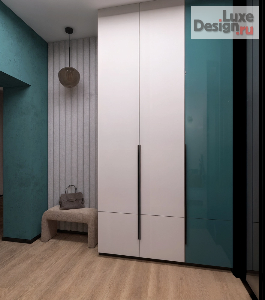 Дизайн интерьера квартиры "Квартира в современном стиле _бежевые оттенки с зелеными акцентами" (фото 8)