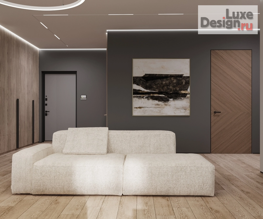 Дизайн интерьера трехкомнатной квартиры "Дизайн интерьера квартиры по ул. Белинского, 48. г. Томск" (фото 9)