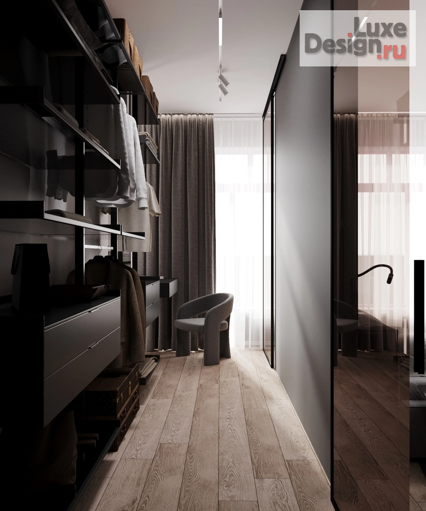 Дизайн интерьера трехкомнатной квартиры "Дизайн интерьера квартиры по ул. Белинского, 48. г. Томск" (фото 14)