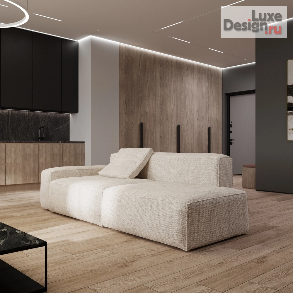 Дизайн интерьера трехкомнатной квартиры "Дизайн интерьера квартиры по ул. Белинского, 48. г. Томск" (фото 2)