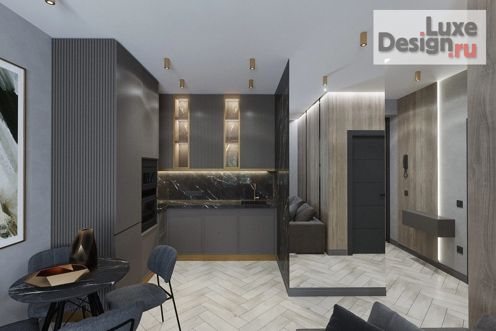 Дизайн интерьера двухкомнатной квартиры "Дизайн интерьера квартиры в г. Тюмень" (фото 8)