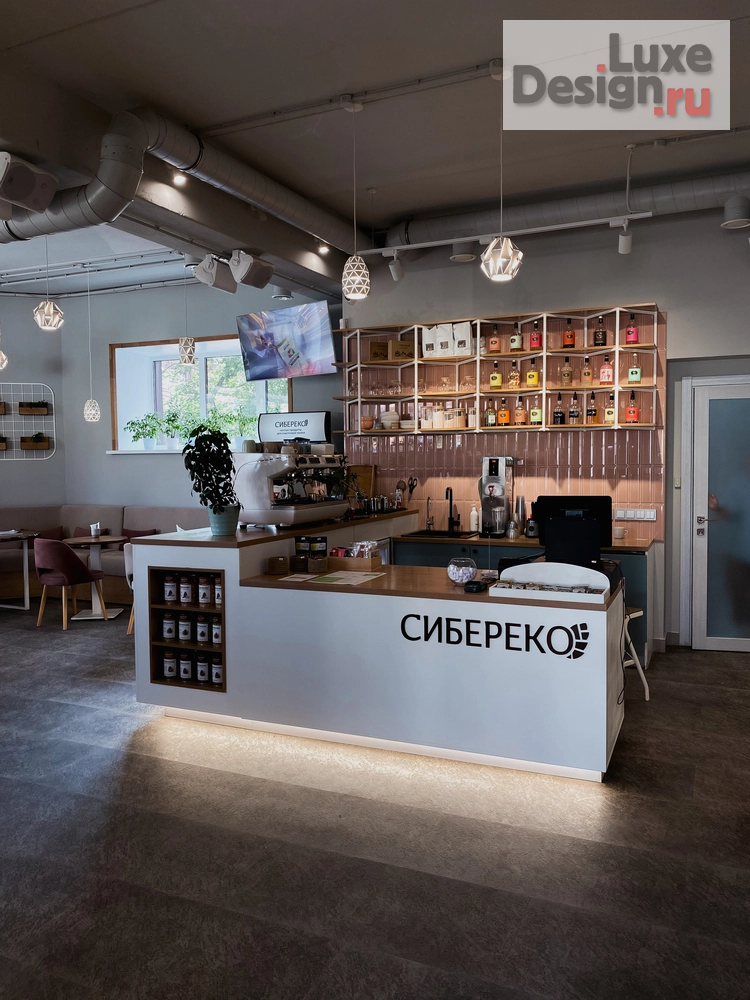 Дизайн интерьера кафе "Реализация интерьера кофейни "КЕДРОКОФЕ"" (фото 5)