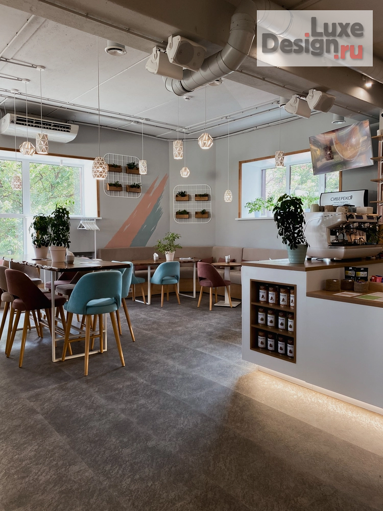Дизайн интерьера кафе "Реализация интерьера кофейни "КЕДРОКОФЕ"" (фото 6)
