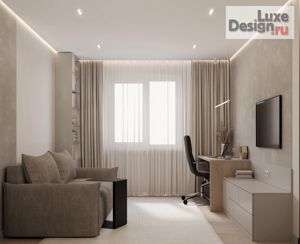 Дизайн интерьера трехкомнатной квартиры "Дизайн интерьера 3-х комнатной квартиры по ул. Интернационалистов 31, Томск" (фото 16)