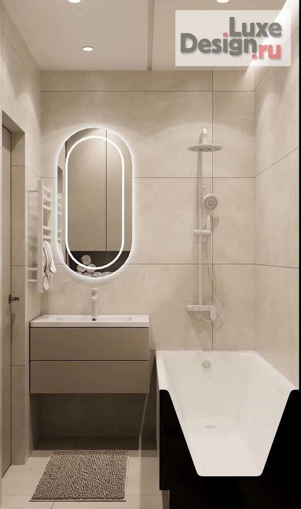 Дизайн интерьера трехкомнатной квартиры "Дизайн интерьера 3-х комнатной квартиры по ул. Интернационалистов 31, Томск" (фото 22)