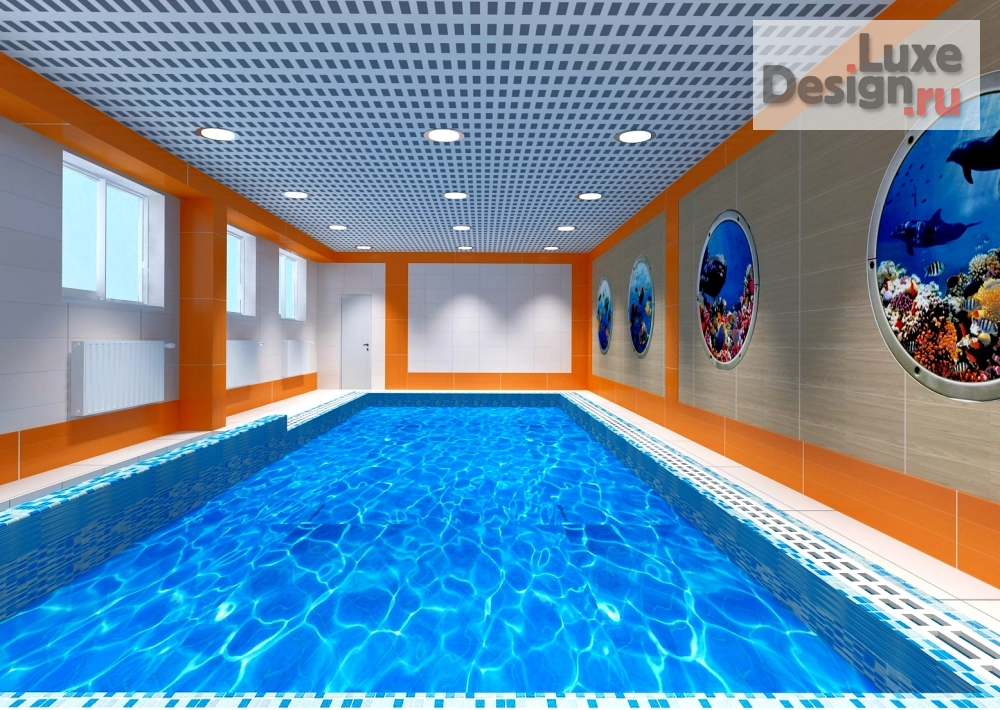 Дизайн интерьера оздоровительного комплекса "Детский спортивный комплекс "СТАРТ" в г. Томск" (фото 1)