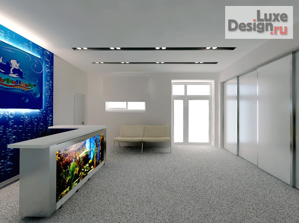 Дизайн интерьера оздоровительного комплекса "Детский спортивный комплекс "СТАРТ" в г. Томск" (фото 6)