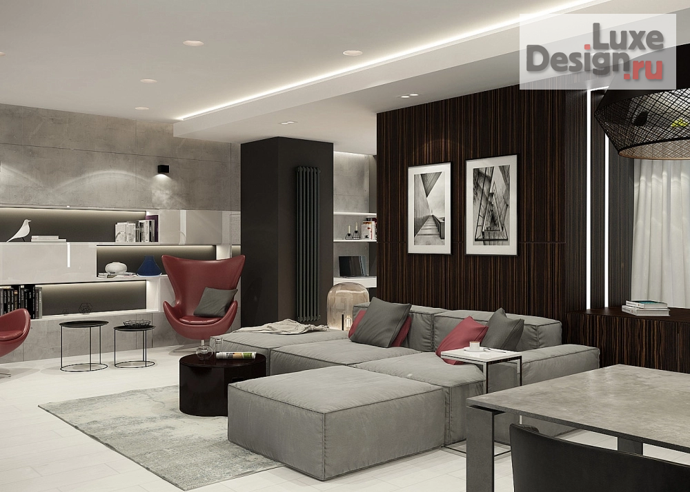 Дизайн интерьера квартиры "Проект квартиры 185 кв.м." (фото 3)