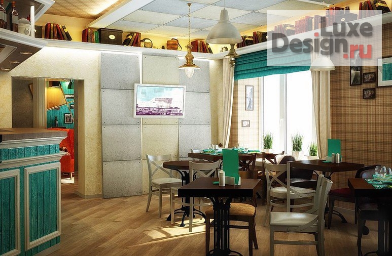 Дизайн интерьера кафе "Дизайн проект кафе г.Тюмень" (фото 2)