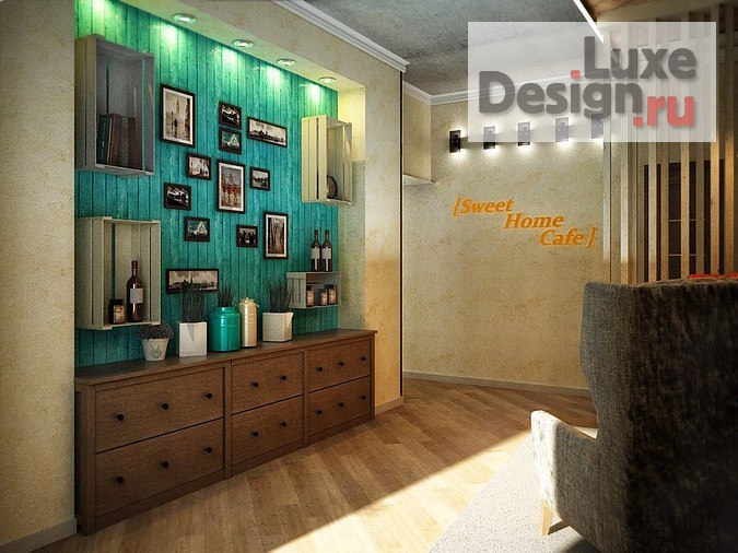 Дизайн интерьера кафе "Дизайн проект кафе г.Тюмень" (фото 3)