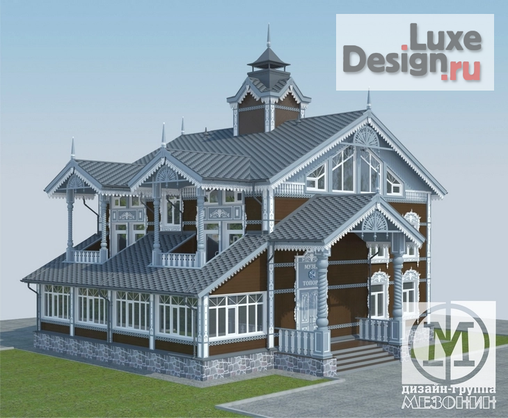 Дизайн интерьера ресторана "Ресторанный комплекс "Музей топора"" (фото 1)