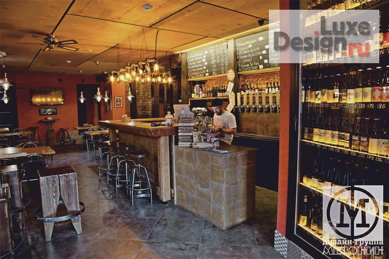 Дизайн интерьера ресторана "Про Крафт" (фото 2)