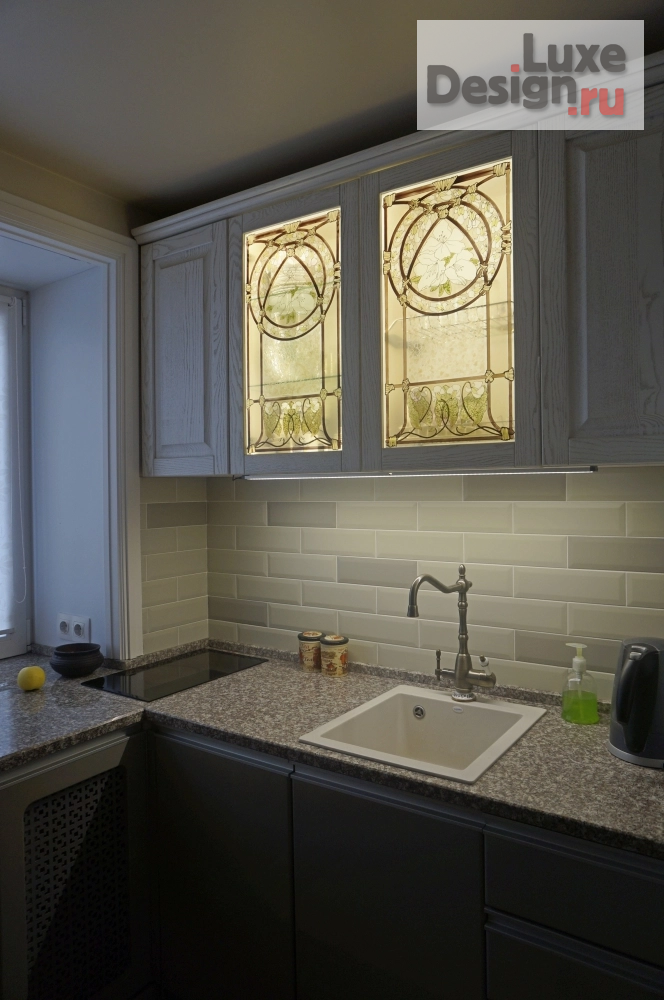 Дизайн интерьера кухни "Уютная кухонка в хрущовке" (фото 2)