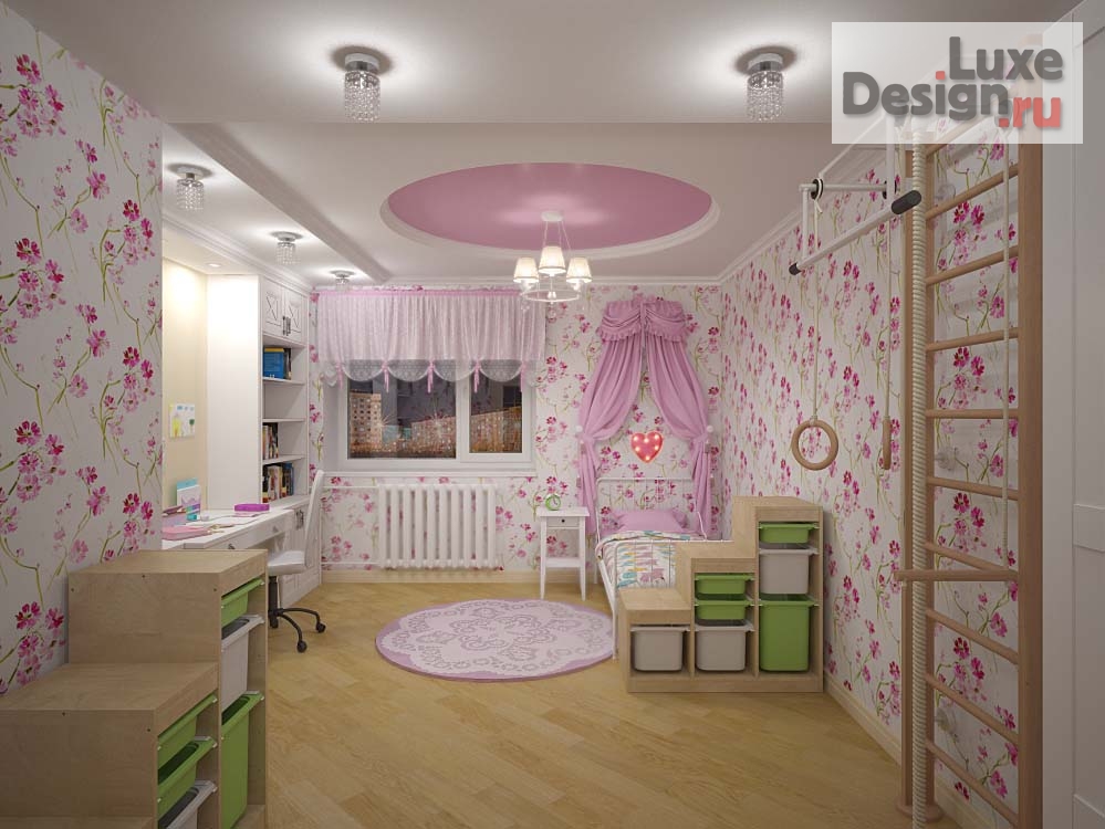 Дизайн интерьера детской "Квартира в Новом Уренгое" (фото 4)