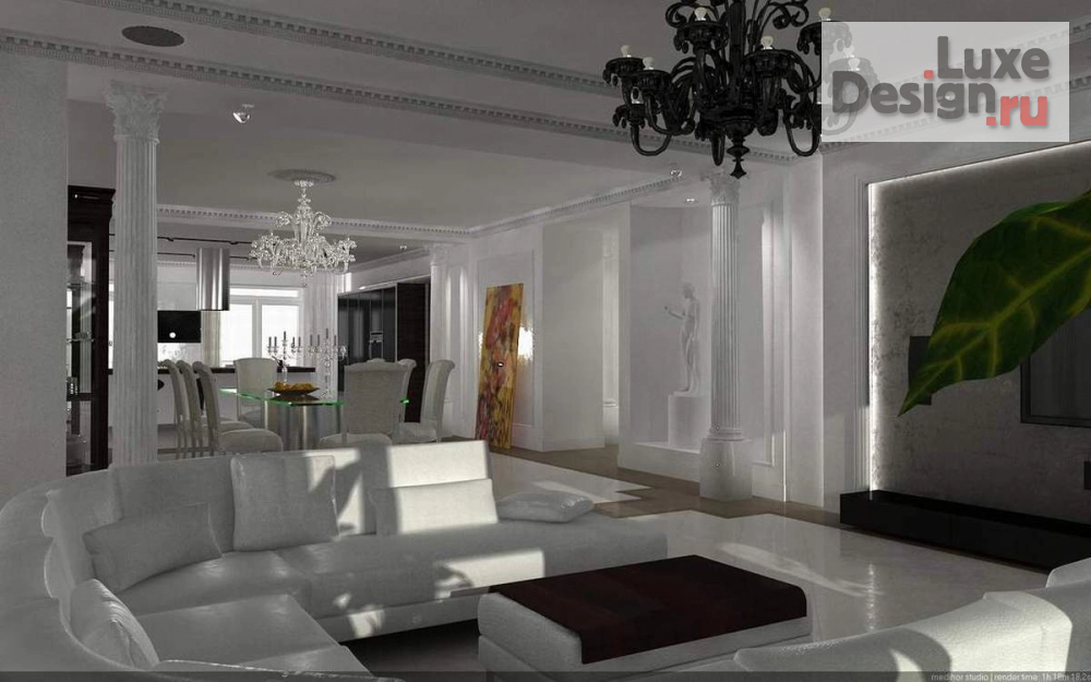 Дизайн интерьера пентхауса "пентхаус в томске" (фото 1)