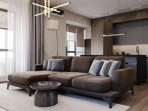 Дизайн интерьера в Томске "Левобережный Life ЖК Золотой парус"